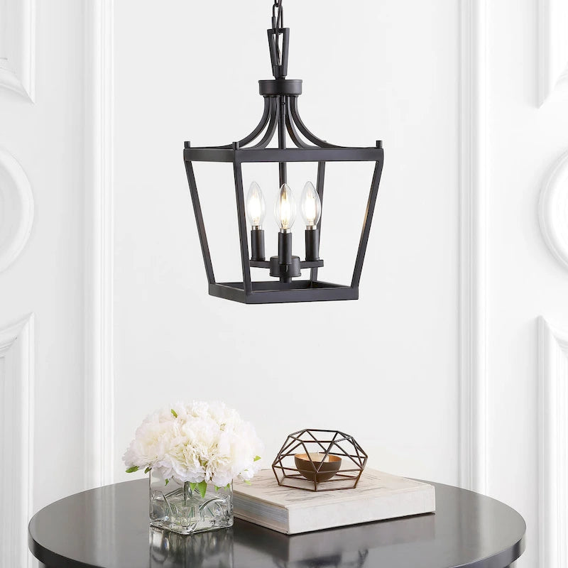 SAFAVIEH Lighting Soka 3-light Pendant - 10 x10 x21-93  - 10Wx10Dx93H