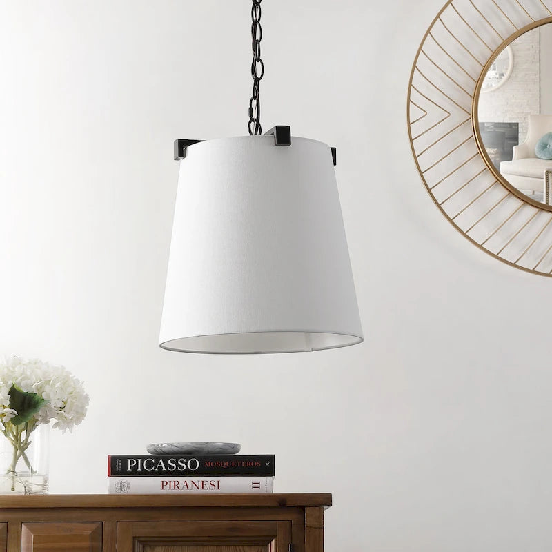 SAFAVIEH Lighting Caridad Pendant - 13  x 13  x 13  - Oil Rubbed Bronze - 13Wx13Dx88H