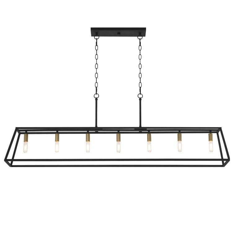 7-light Large Modern Farmhouse Kitchen Island Lighting - 55