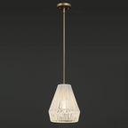 Acroma 1-light Farmhouse Coastal Rattan Kitchen Island Pendant - N/A