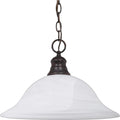 1 Light Hanging Dome Pendant