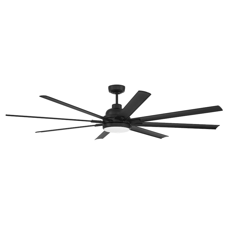 Craftmade Rush 72  Hangdown Only Indoor/Outdoor Ceiling Fan, Smart Wi-Fi Enabled Remote & Integrated LED Light Kit