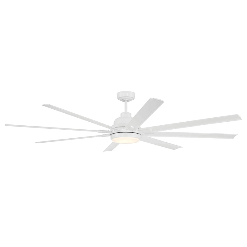 Craftmade Rush 72  Hangdown Only Indoor/Outdoor Ceiling Fan, Smart Wi-Fi Enabled Remote & Integrated LED Light Kit