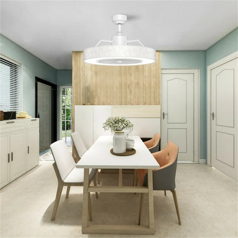 23 Inch LED Light and Remote Control Ceiling Fan