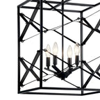 Kichler Lighting Sevan 4-Light Foyer Pendant Black