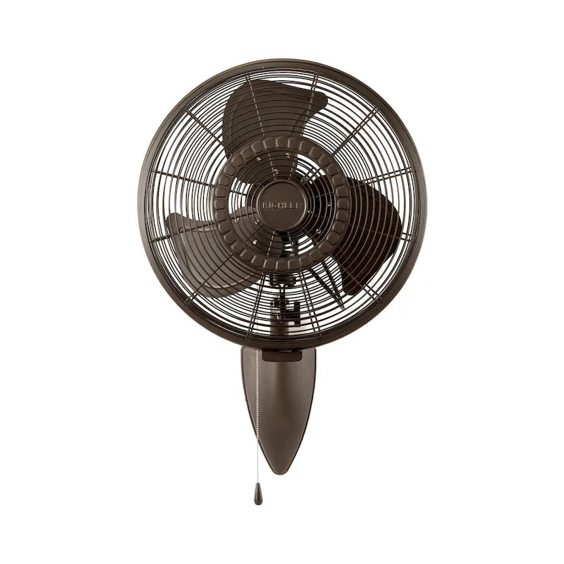 Kichler Lighting Pola Collection 18-inch Satin Natural Bronze Wall Fan