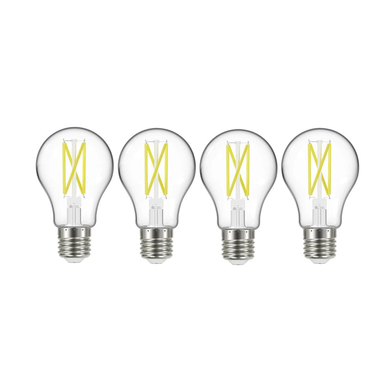 10.5 Watt A19 LED 75 Watt Replacement Clear Medium base 2700K 120 Volt 4-Pack