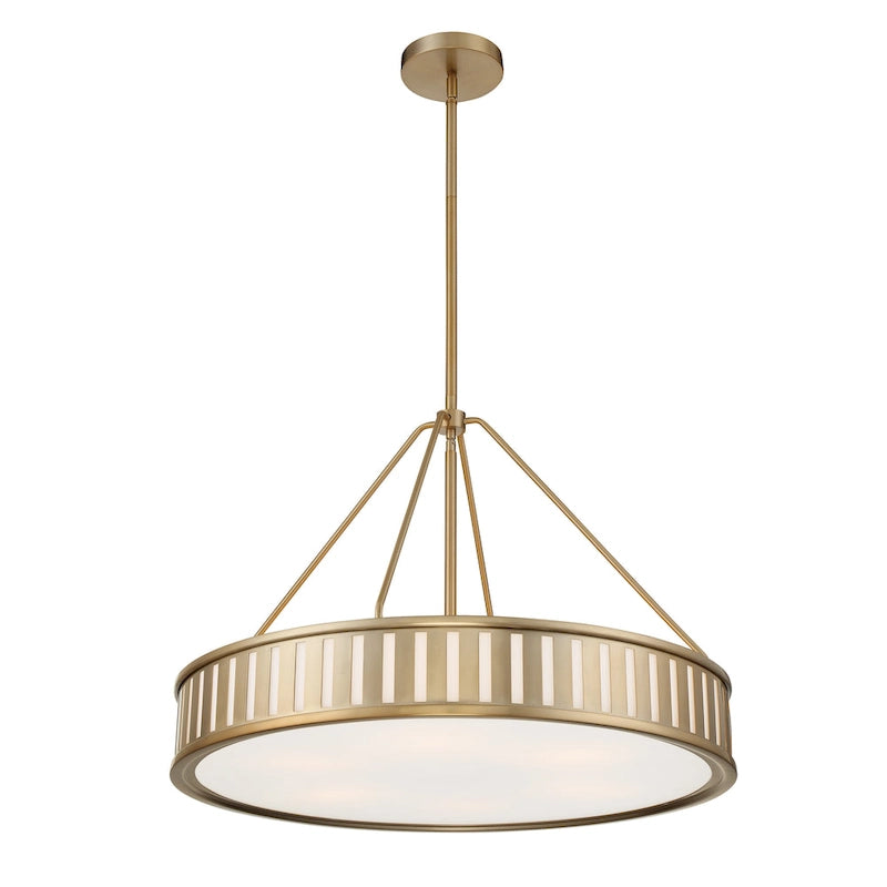 Kendal 6 Light Vibrant Gold Pendant - 28  W x 20.62  H
