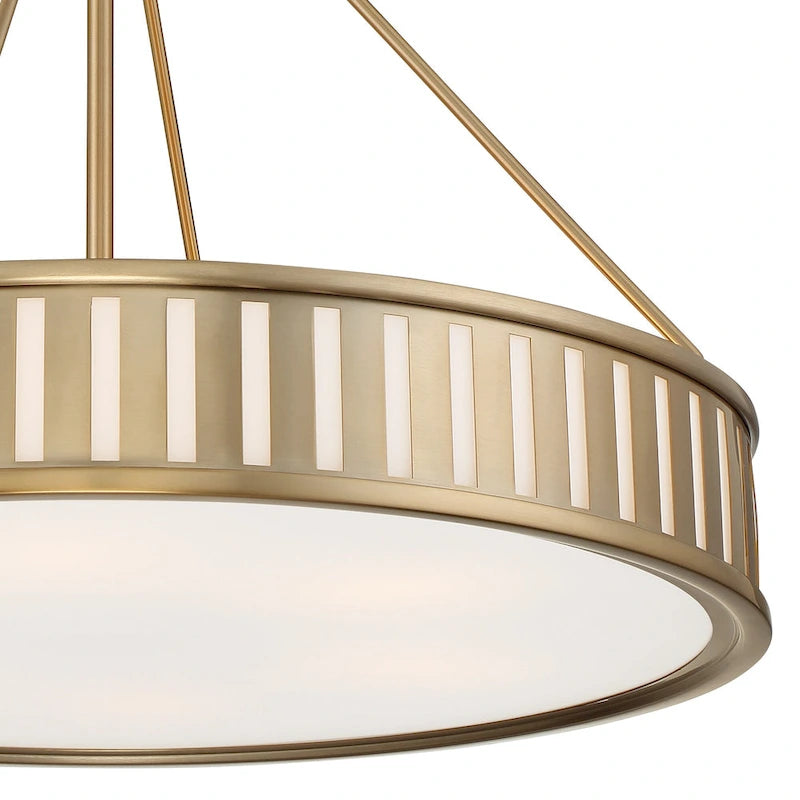 Kendal 6 Light Vibrant Gold Pendant - 28  W x 20.62  H