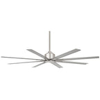 Ventilateur de plafond Minka Aire Xtreme H2O en nickel brossé, 8 pales, 65 pouces