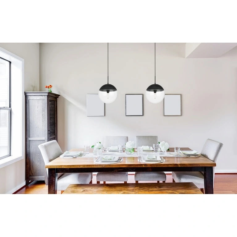 1-Light Pendant with 14 inch Clear Glass