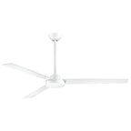 Ventilateur de plafond extérieur Minka Aire Roto XL blanc plat à 3 pales de 62 pouces