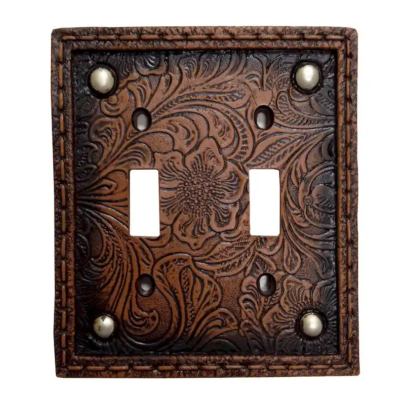HiEnd Accents Tooled Resin Switchplate W/Stud