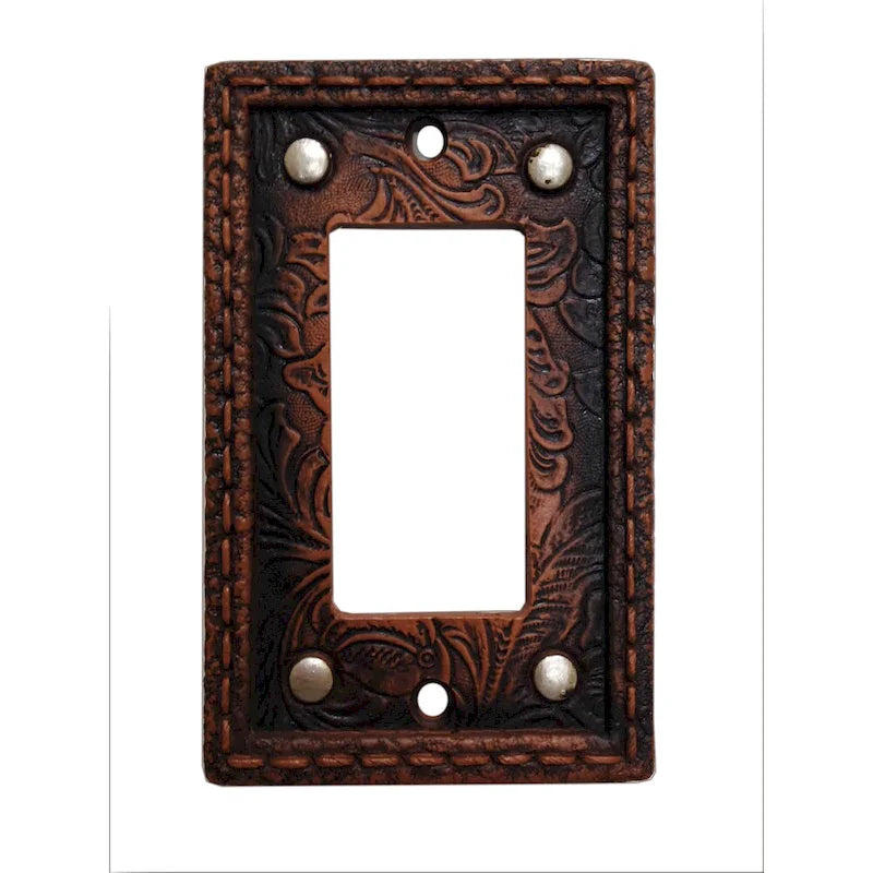 HiEnd Accents Tooled Resin Switchplate W/Stud