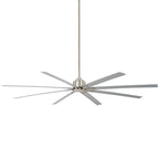 Ventilateur de plafond Minka Aire Xtreme H2O en nickel brossé, 8 pales, 84 pouces