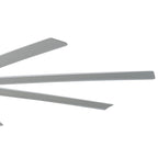 Ventilateur de plafond Minka Aire Xtreme H2O en nickel brossé, 8 pales, 84 pouces