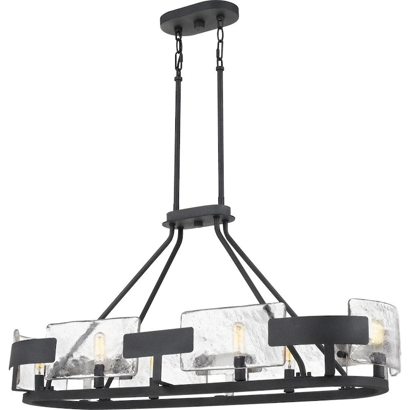 Quoizel Stratum Royal Ebony 6-light Island Chandelier