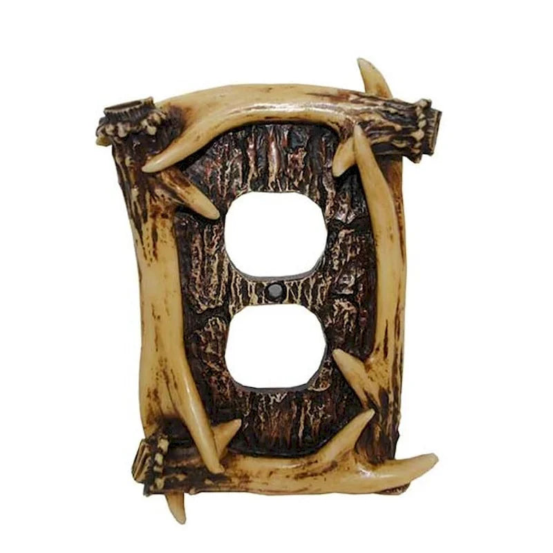 Paseo Road by HiEnd Accents Antler Wall Plate