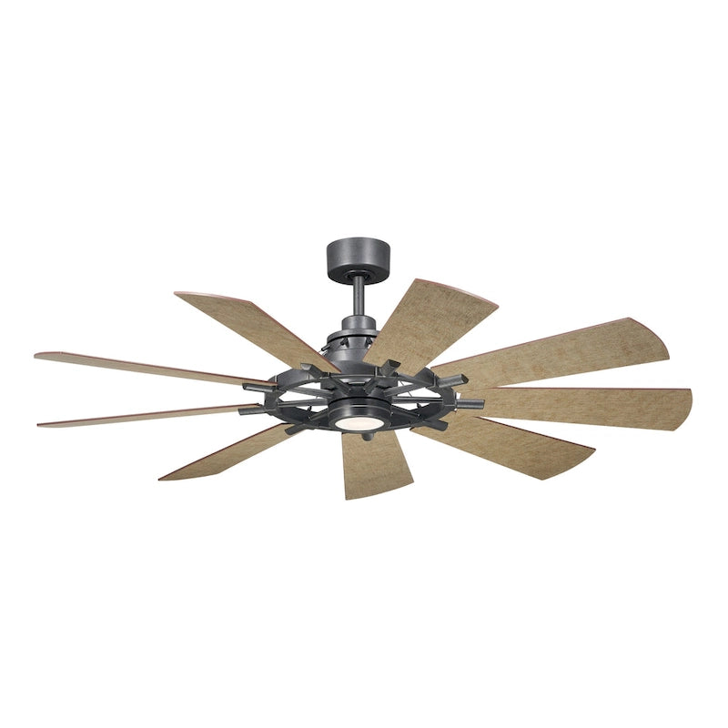 Kichler Lighting Gentry 60 inch Integrated LED Indoor Anvil Iron Ceiling Fan