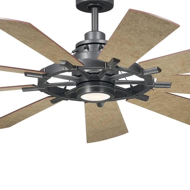 Kichler Lighting Gentry 60 inch Integrated LED Indoor Anvil Iron Ceiling Fan