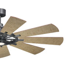 Kichler Lighting Gentry 60 inch Integrated LED Indoor Anvil Iron Ceiling Fan