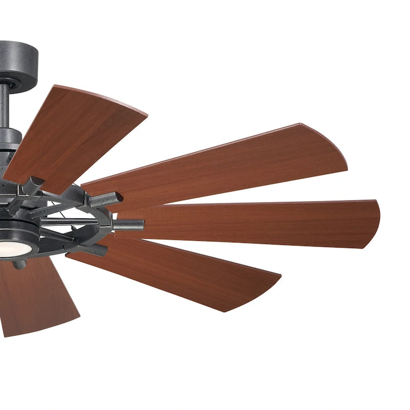 Kichler Lighting Gentry 60 inch Integrated LED Indoor Anvil Iron Ceiling Fan