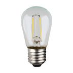 S14 LED String Light Replacement Bulb 2200K 120 Volt Replacement 4-pack - Clear