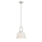 Designers Fountain Studio 9  Wide 1 Light Pendant with Off White