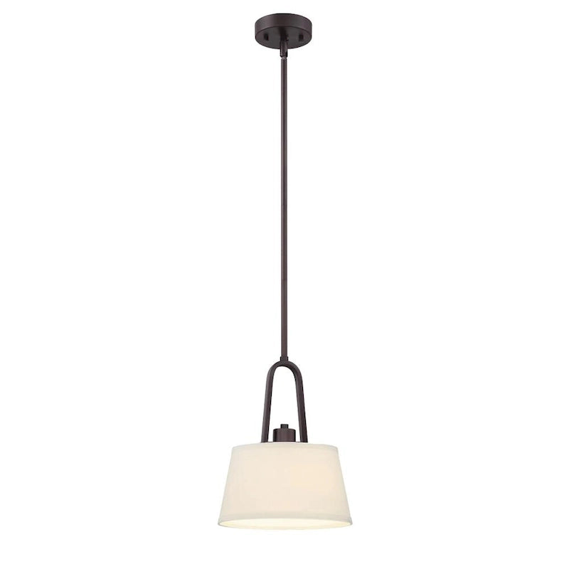 Designers Fountain Studio 9  Wide 1 Light Pendant with Off White
