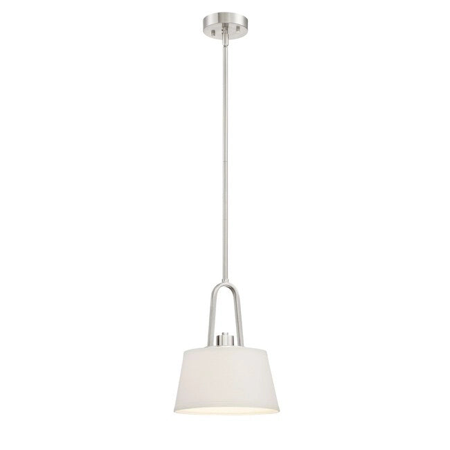 Designers Fountain Studio 9  Wide 1 Light Pendant with Off White
