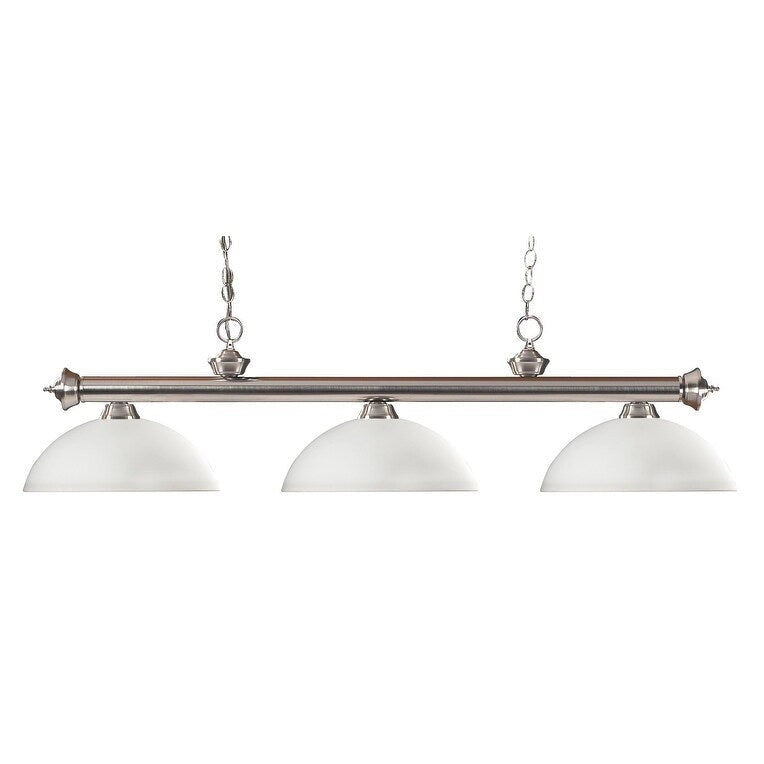 Z-Lite Riviera 3 Light 57  Wide Billiard Multi Light Pendant with