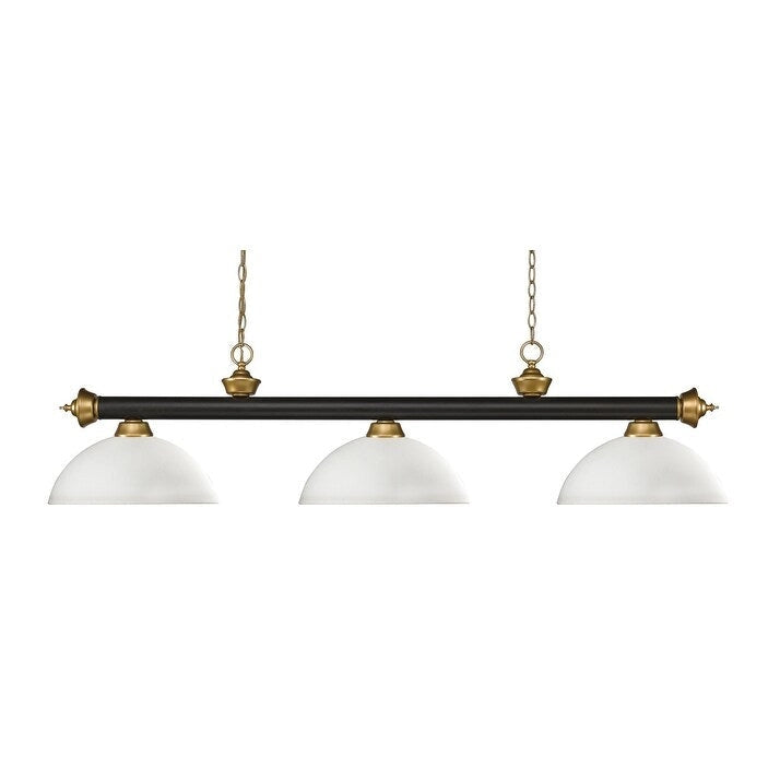 Z-Lite Riviera 3 Light 57  Wide Billiard Multi Light Pendant with