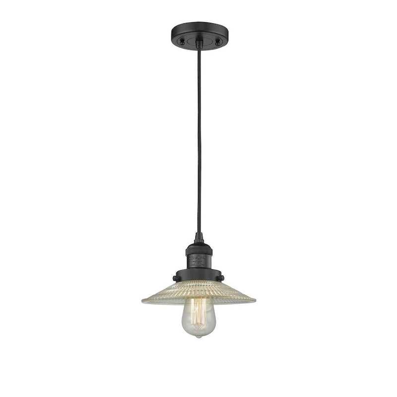 Innovations Lighting Halophane 9  Wide Mini Pendant - Cord Suspension