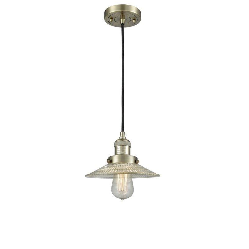 Innovations Lighting Halophane 9  Wide Mini Pendant - Cord Suspension