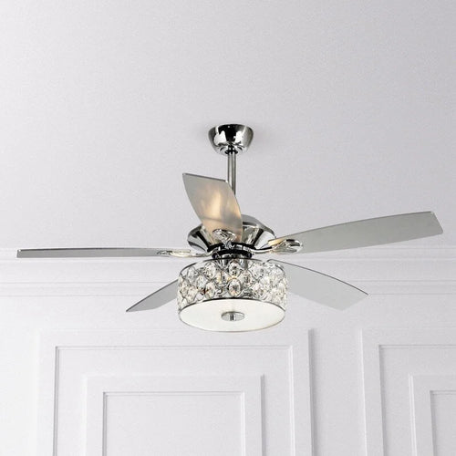 52-in Modern Ceiling Fan With Light and Remote Control