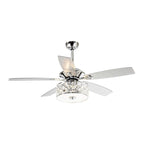 52-in Modern Ceiling Fan With Light and Remote Control