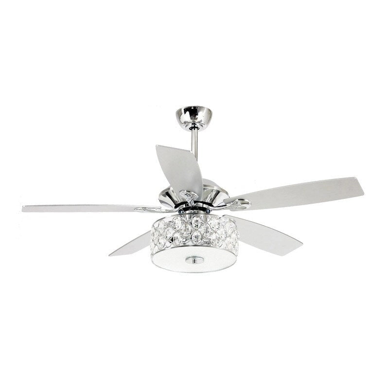 52-in Modern Ceiling Fan With Light and Remote Control