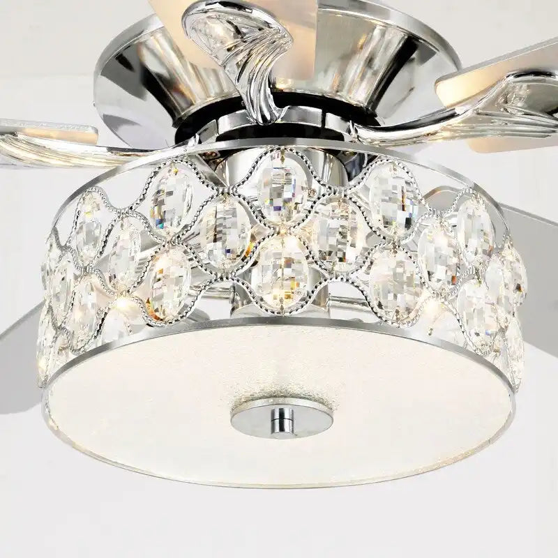 52-in Modern Ceiling Fan With Light and Remote Control