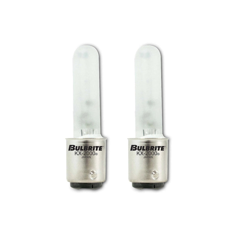 Bulbrite Pack of (2) Dimmable T3 Double-Contact Bayonet (BA15D) Krypton Bulb