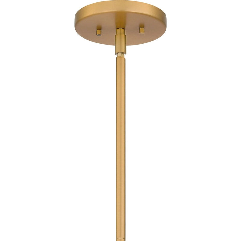 Leoni 4-Light Brushed Weathered Brass Island Light