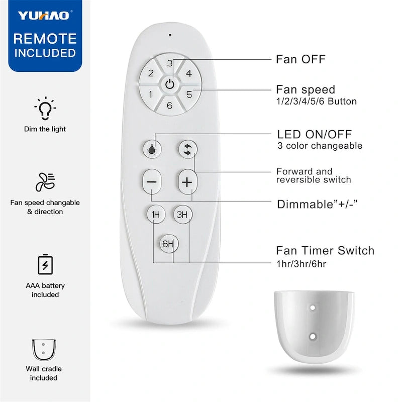 Ventilateur de plafond Lowe Profile 48 avec lumière