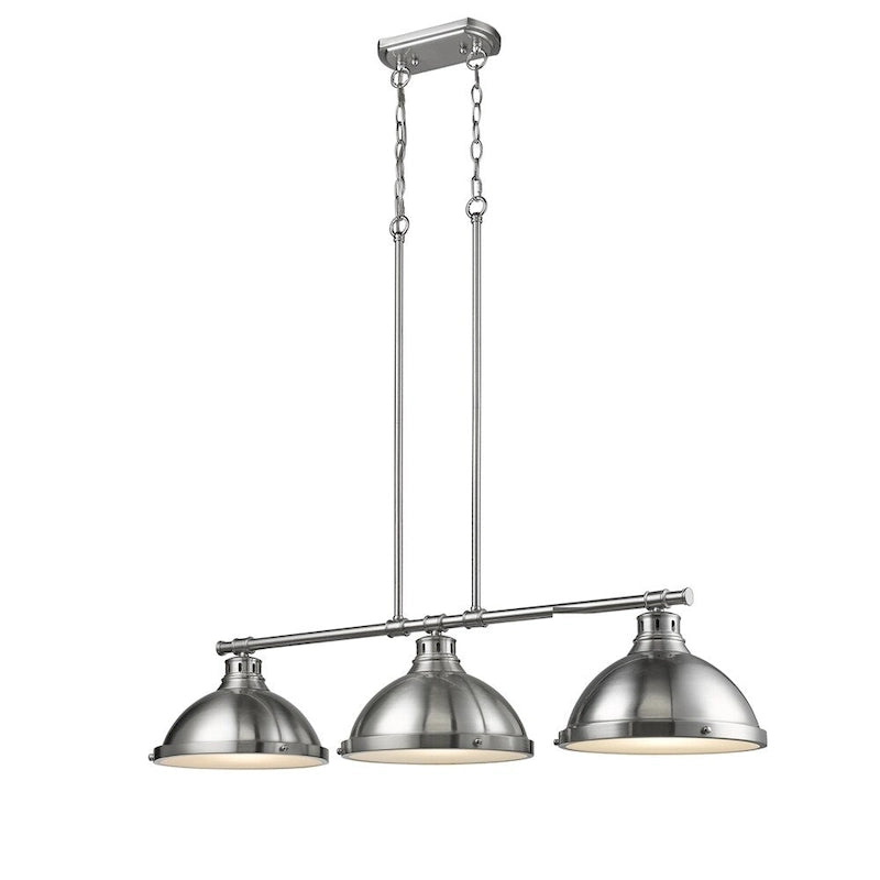 Golden Lighting Duncan Pewter 3-light Linear Pendant