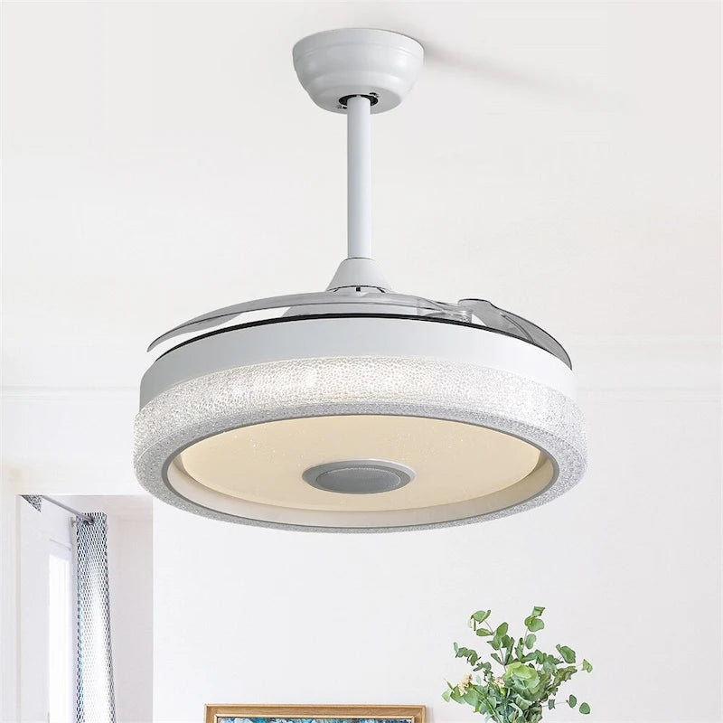 42  Led Ceiling Fan with Remote Control and Reversible DC Motor - N/A