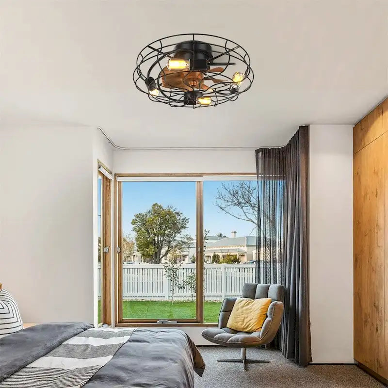 20  Led Ceiling Fan with Remote Control and Reversible DC Motor - N/A