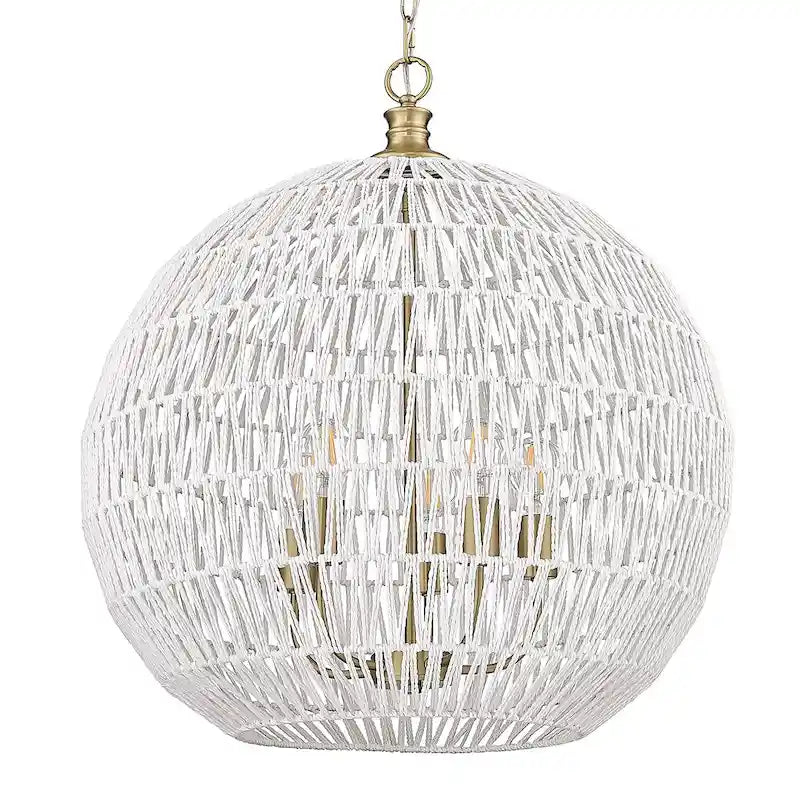 Florence 25  Wide 5-Light Pendant with Rope Shade