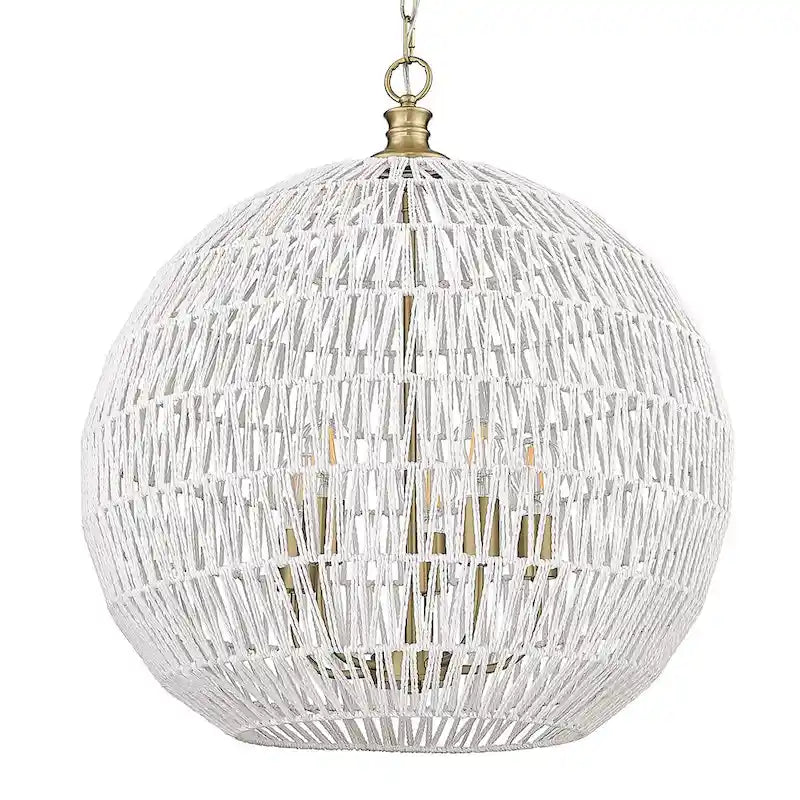 Florence 25  Wide 5-Light Pendant with Rope Shade