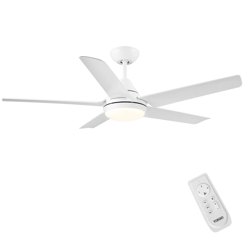 Ventilateur de plafond LED intégré de 48 pouces avec pales en ABS - 48,00 * 48,00 * 13,77