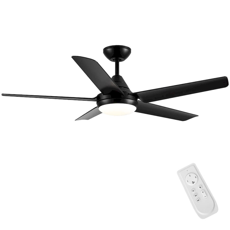 Ventilateur de plafond LED intégré de 48 pouces avec pales en ABS - 48,00 * 48,00 * 13,77