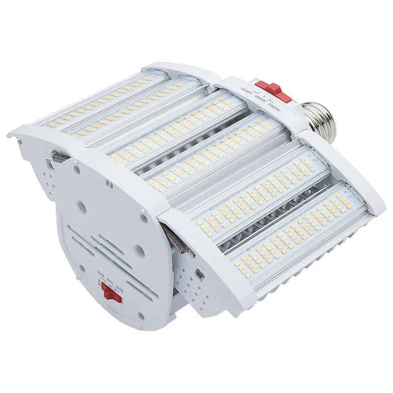 LED Shoe Box Lamp 60/70/80 Wattage Selectable 3K/4K/5K CCT Selectable 120-277V - White