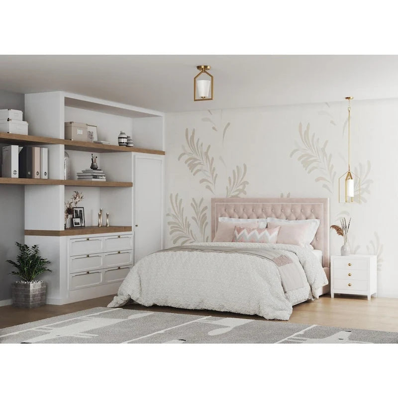 Vertex Collection One-Light Brushed Gold Etched White Contemporary Foyer Light - 12 in x 12 in x 22.5 in